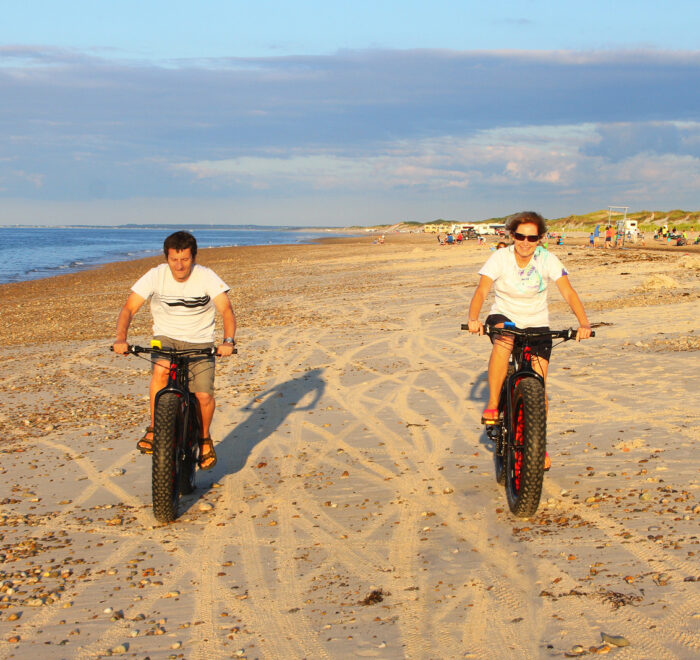 sandy neck beach fat tire biking paul scharff